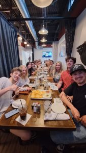 Brothers at dinner in Oklahoma City